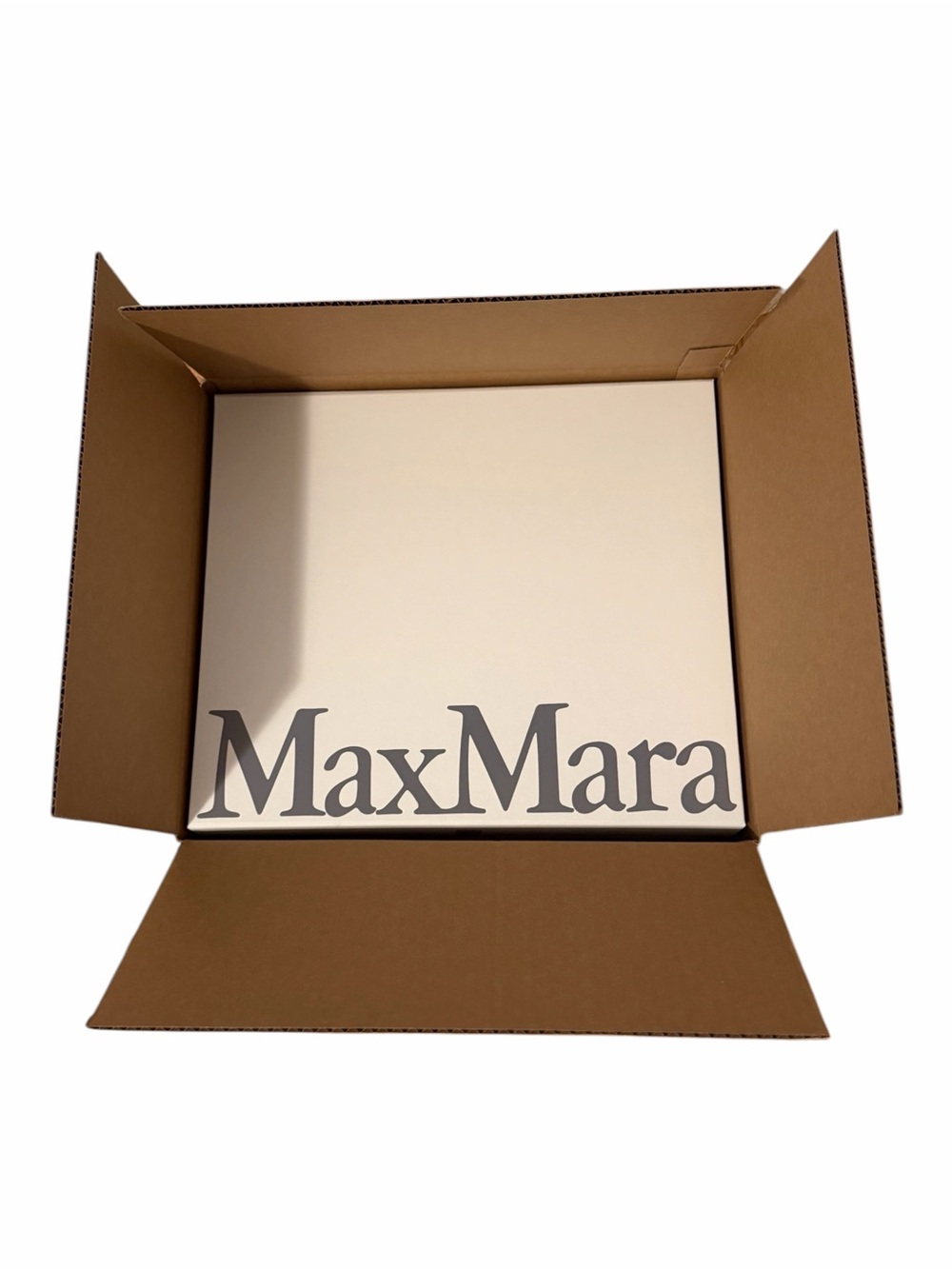 MaxMara Gift Storage Box with Tissue Paper & MaxMara Card 14X2X16